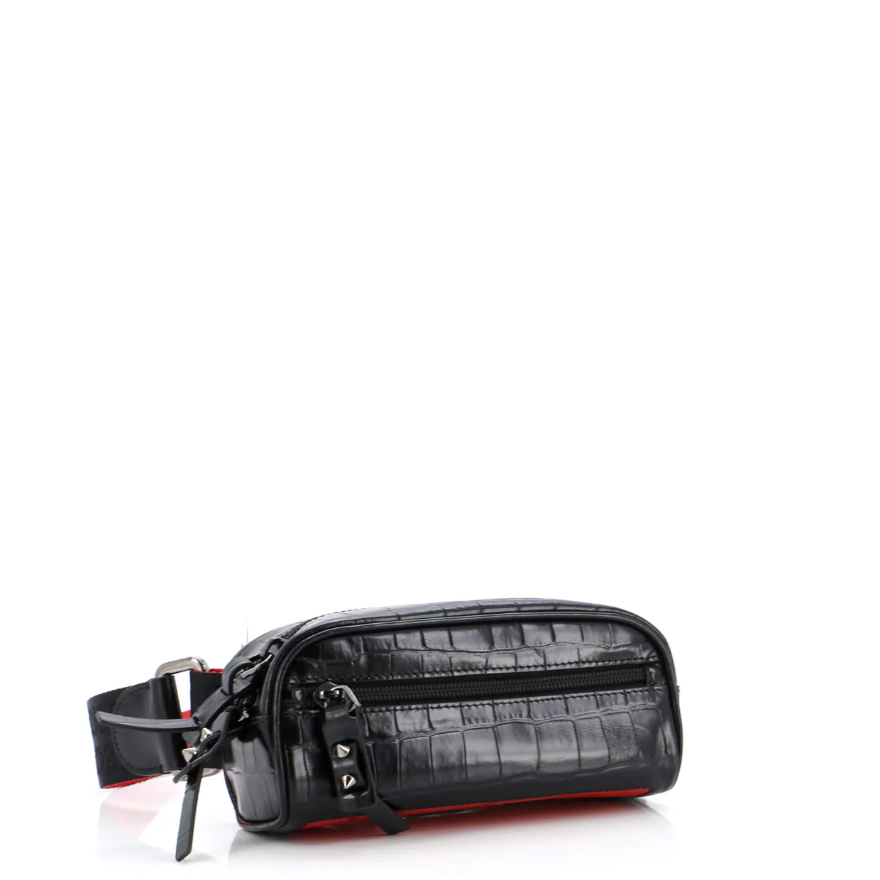 Blaster Waist Bag Alligator Embossed Calfskin - Deep Luxury
