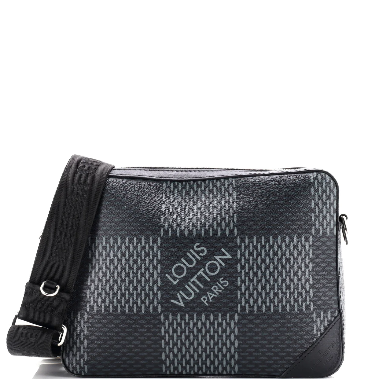 Trio Messenger Bag Limited Edition Damier Graphite 3D - Deep Luxury