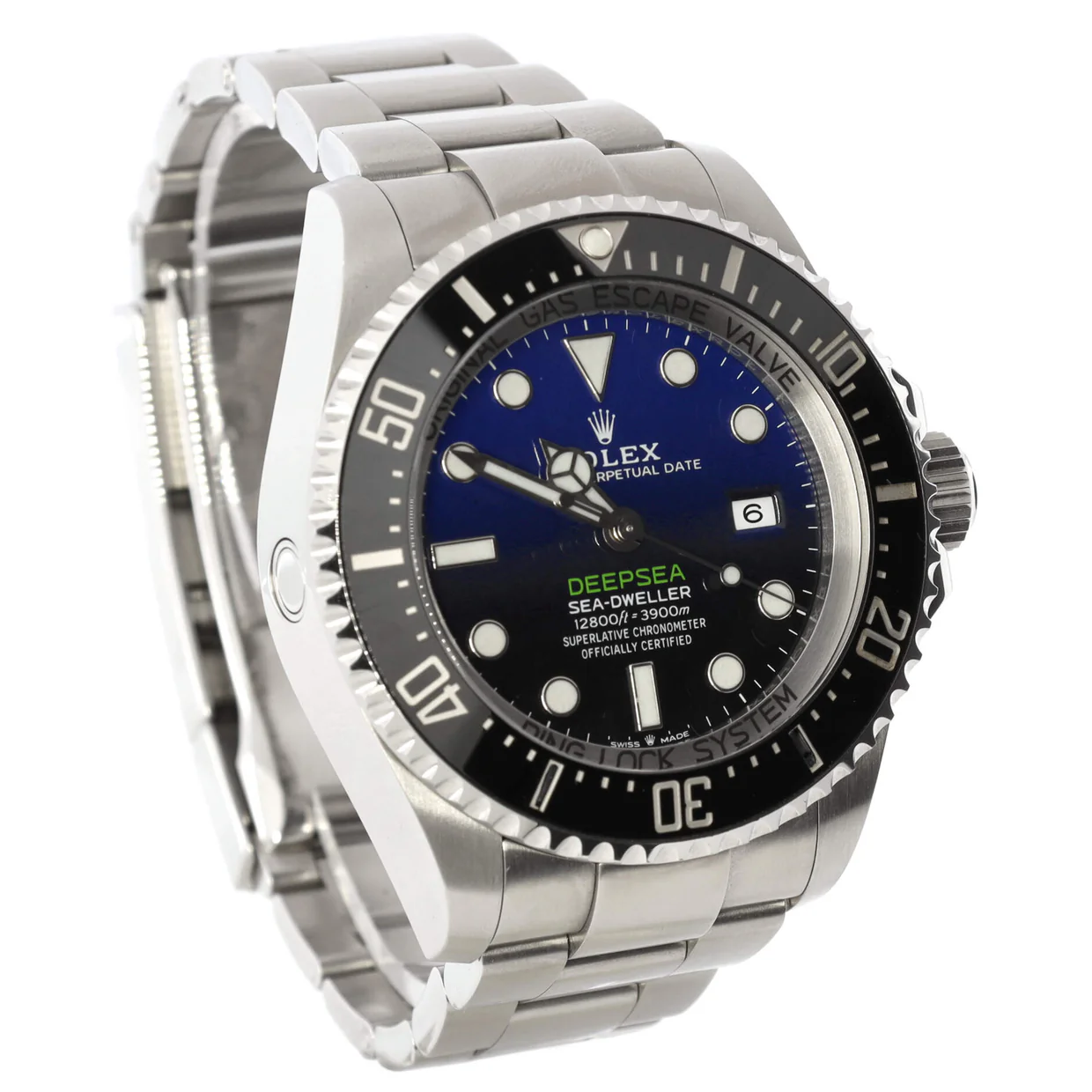 Oyster Perpetual Deepsea Sea-Dweller James Cameron Automatic Watch Stainless Steel and Cerachrom 44 - Deep Luxury