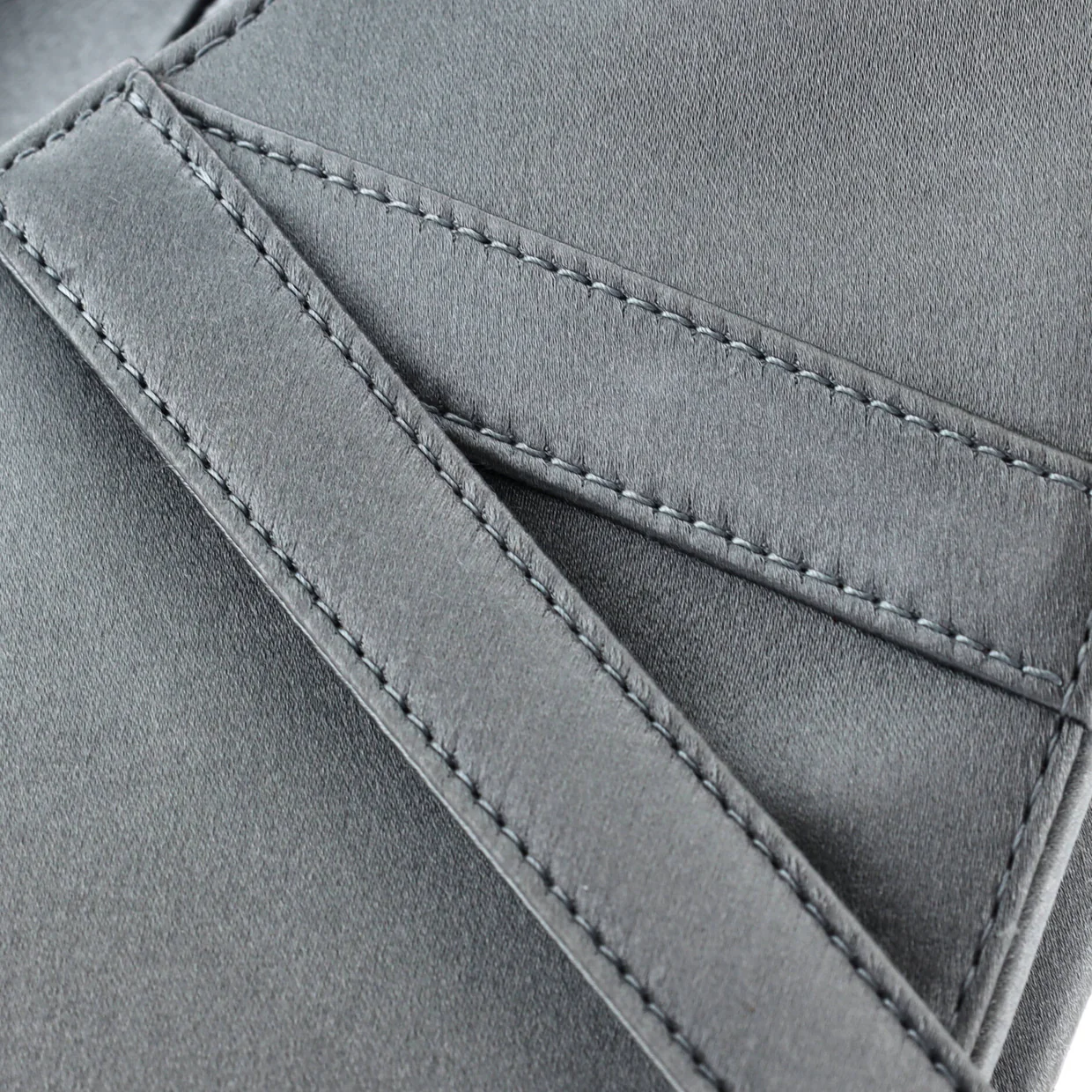 Saddle Handbag Satin with Crystals Mini - Deep Luxury