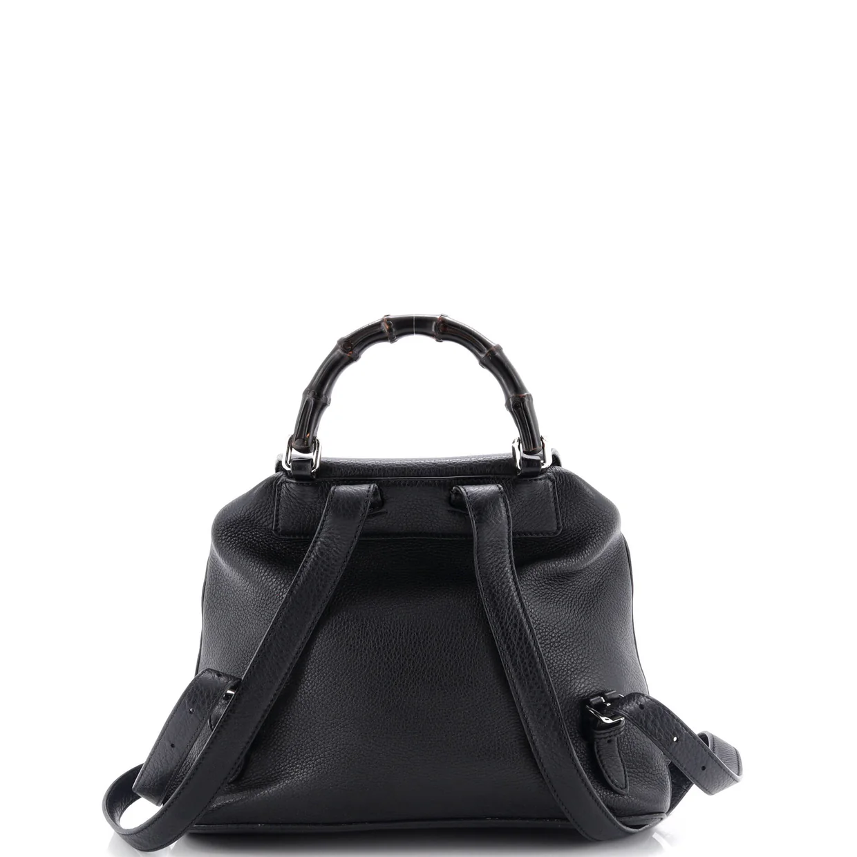 Bamboo Tassel Backpack Leather Medium - Deep Luxury