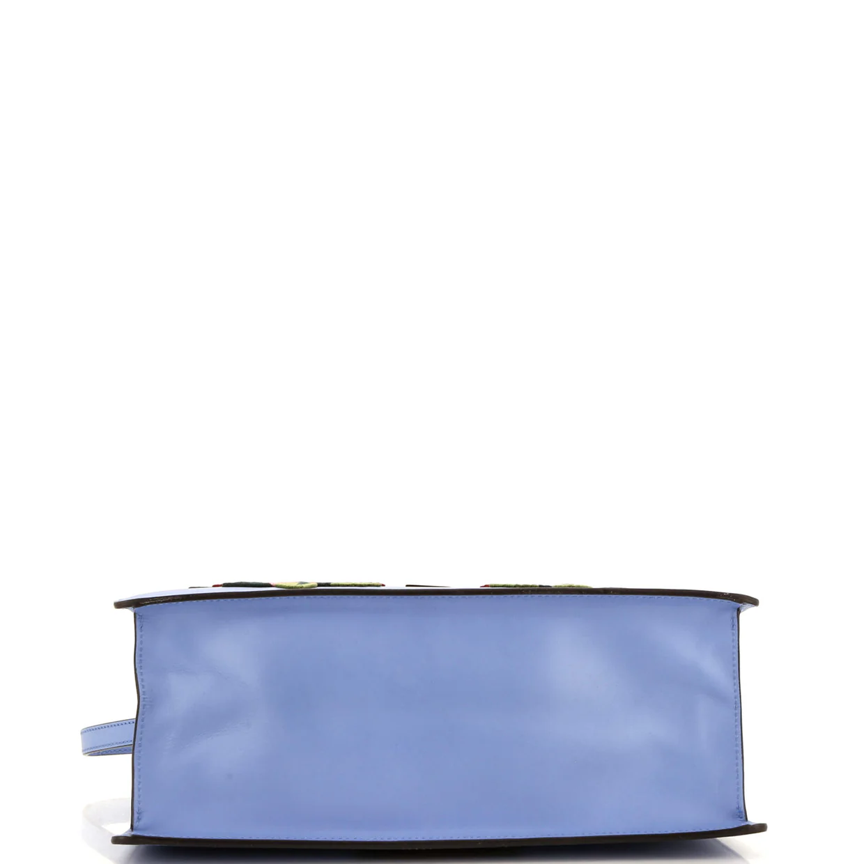 Sylvie Top Handle Bag Embroidered Leather Medium - Deep Luxury