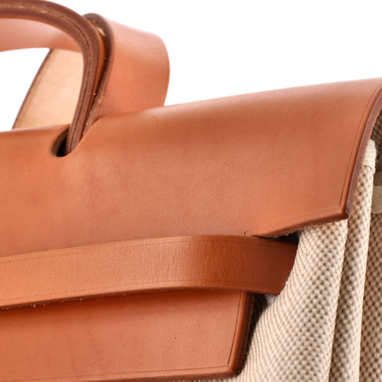 Herbag Toile and Leather MM - Deep Luxury