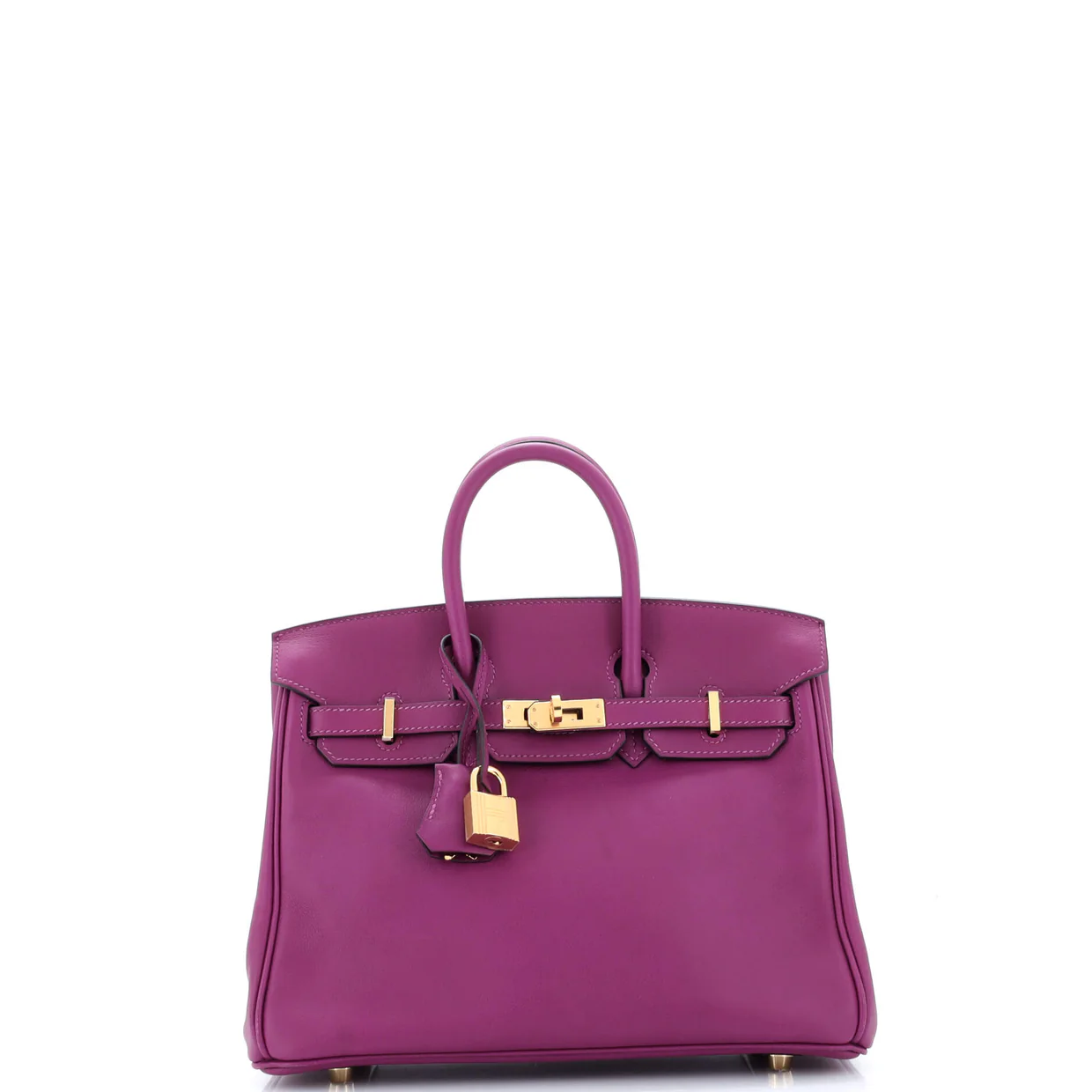 Birkin Handbag Anemone Swift with Gold Hardware 25 - Deep Luxury