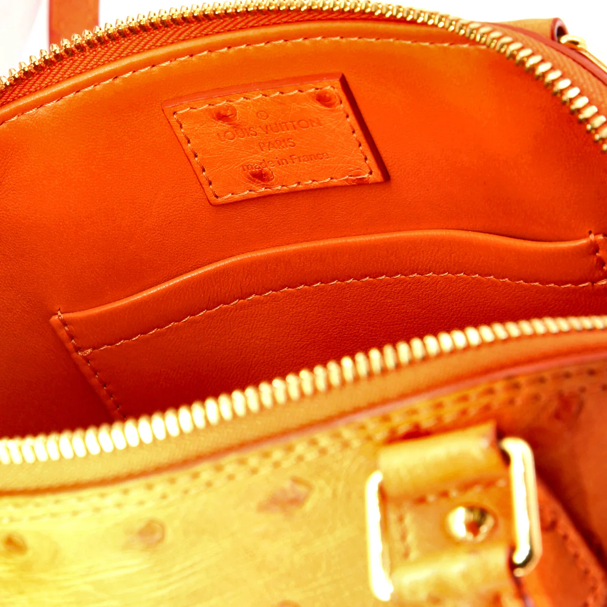 Alma Handbag Ostrich BB - Deep Luxury