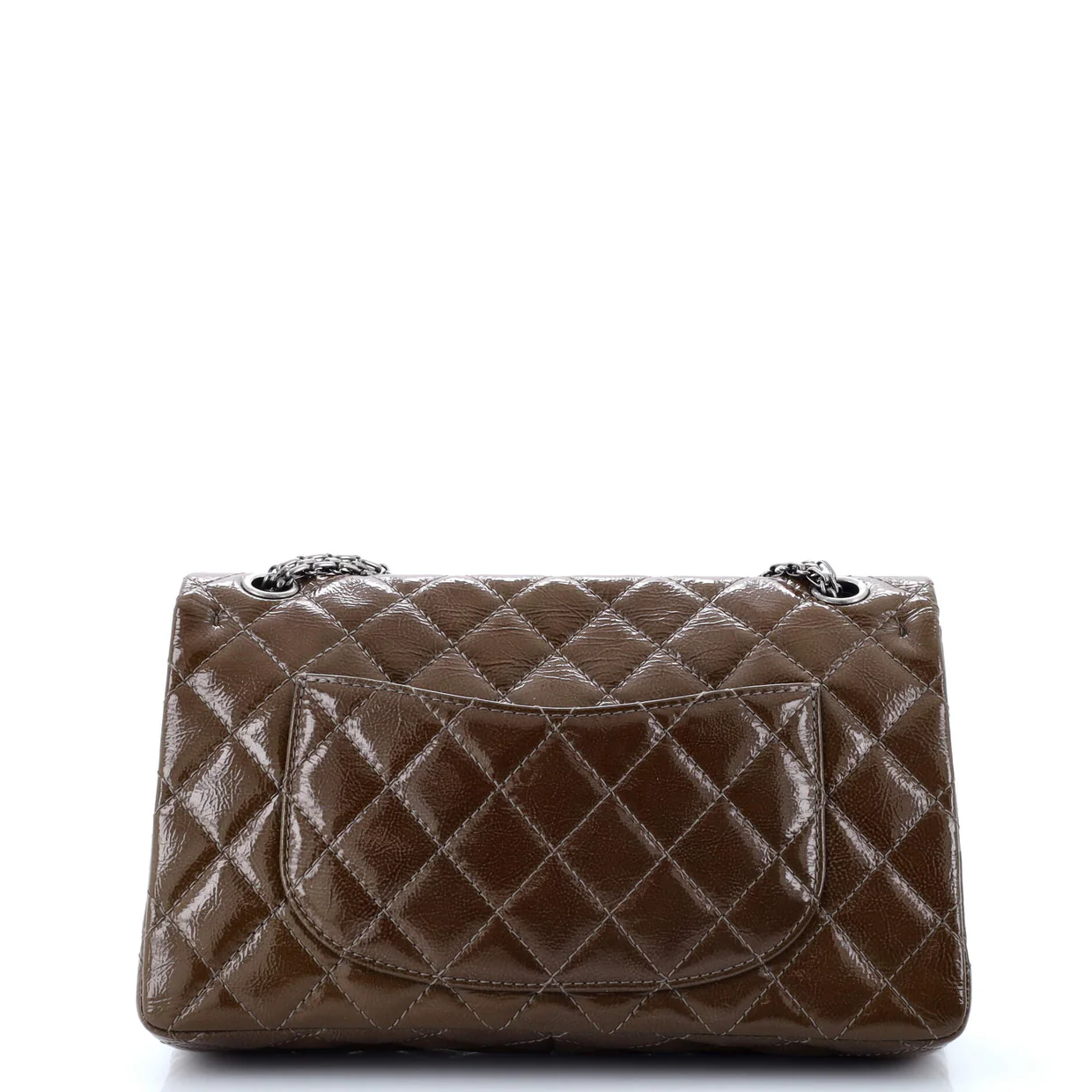 Reissue 2.55 Flap Bag Quilted Crinkled Patent 226 - Deep Luxury