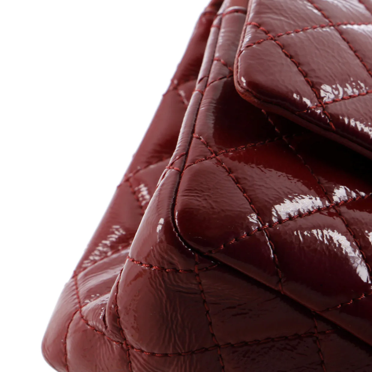 Reissue 2.55 Flap Bag Quilted Crinkled Patent 226 - Deep Luxury