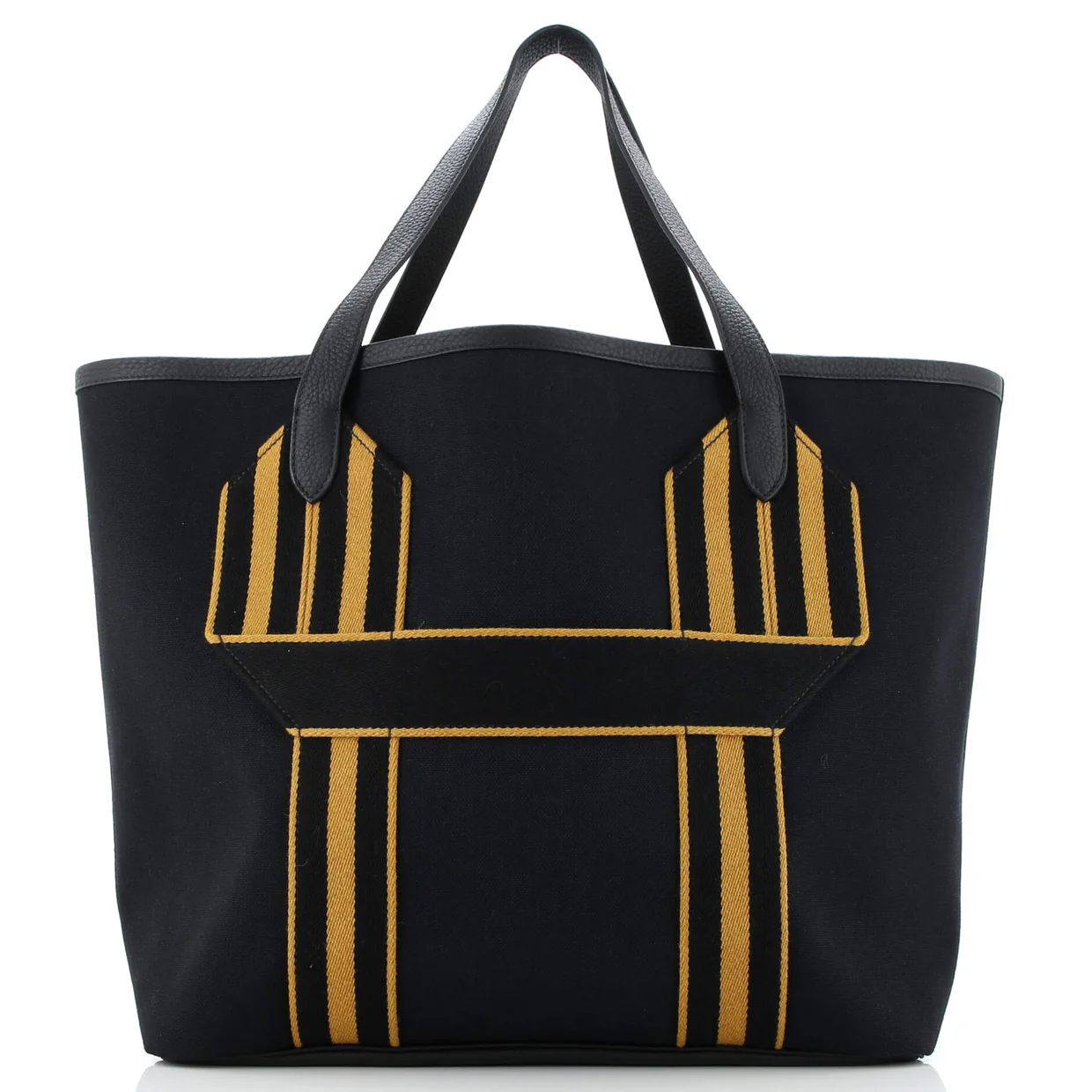Pursangle Tote Canvas with Leather - Deep Luxury
