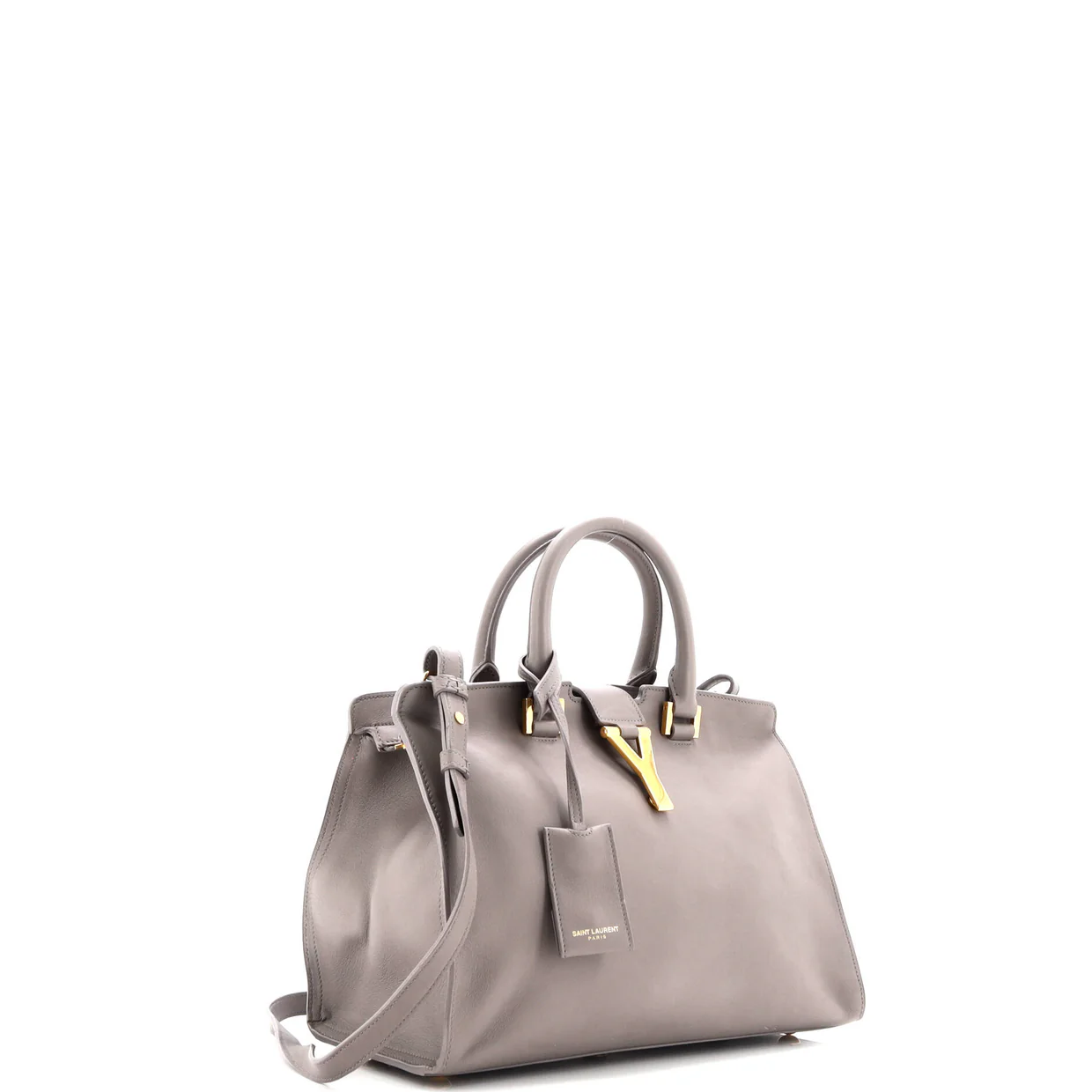 Classic Y Cabas Leather Small - Deep Luxury