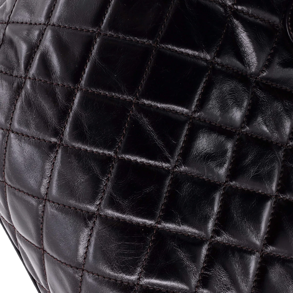 Urban Mix Tote Quilted Glazed Calfskin and Python Medium - Deep Luxury