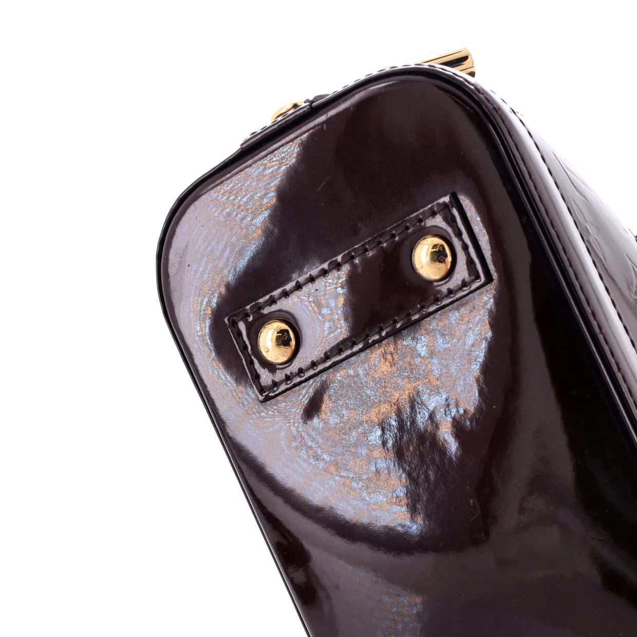 Alma Handbag Monogram Vernis BB - Deep Luxury