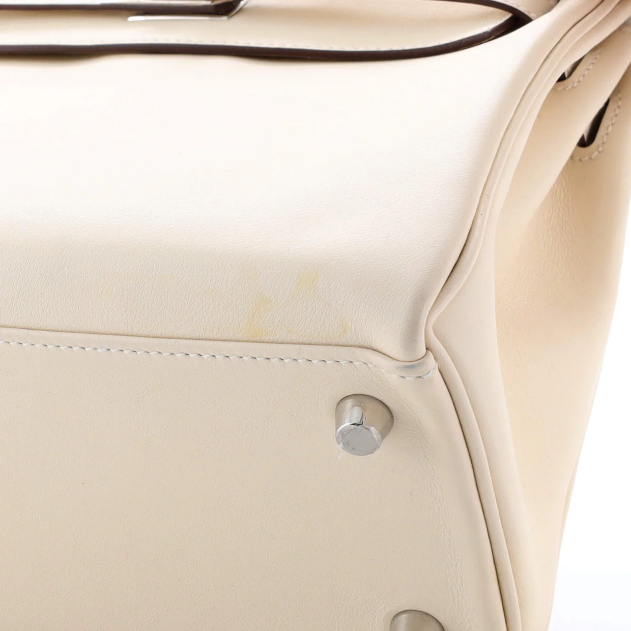 Kelly Handbag Light Swift with Palladium Hardware 25 - Deep Luxury