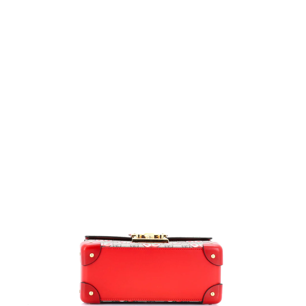 Padlock Bamboo Shoulder Bag Printed GG Coated Canvas Small - Deep Luxury