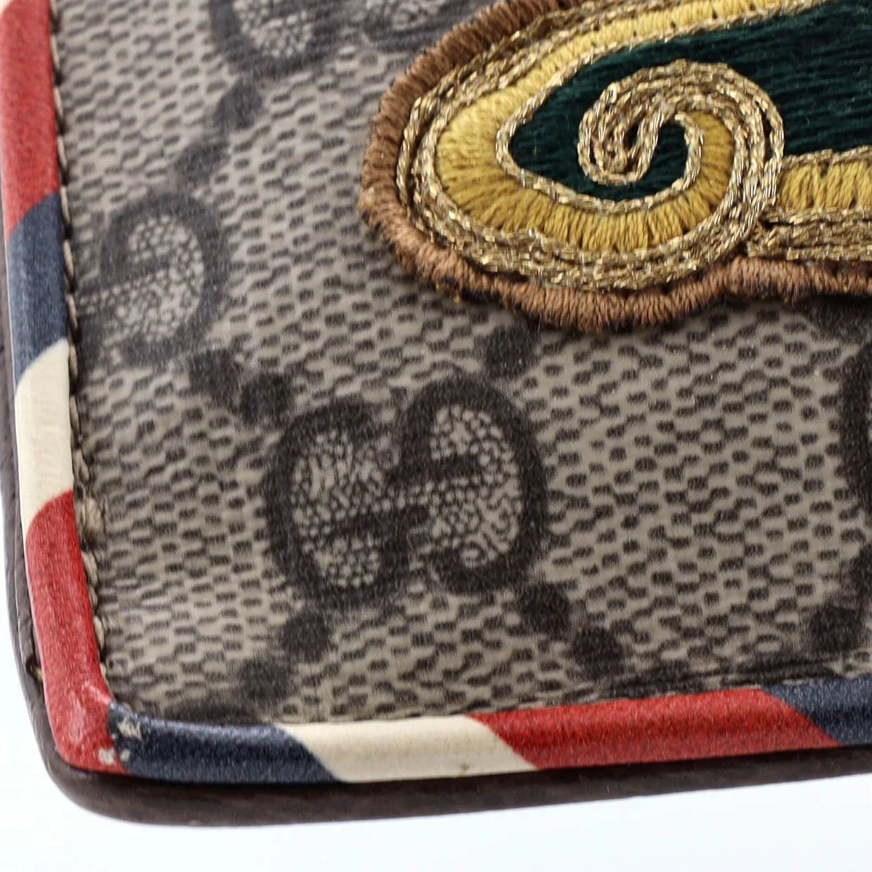Courrier Pouch GG Coated Canvas with Applique - Deep Luxury