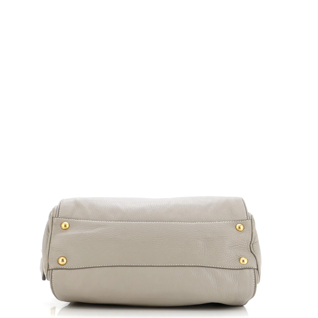 Zip Satchel Vitello Daino Medium - Deep Luxury