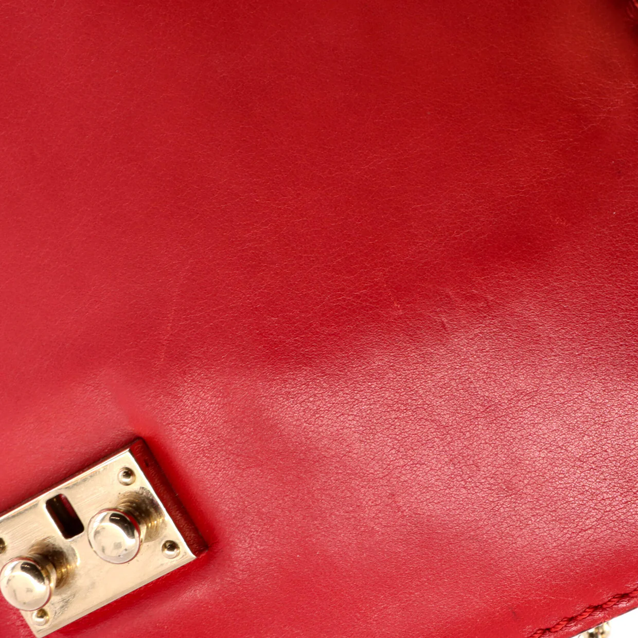 Glam Lock Shoulder Bag Leather Medium - Deep Luxury