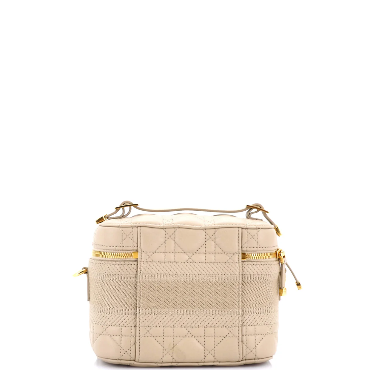 DiorTravel Convertible Vanity Case Cannage Quilt Lambskin Small - Deep Luxury