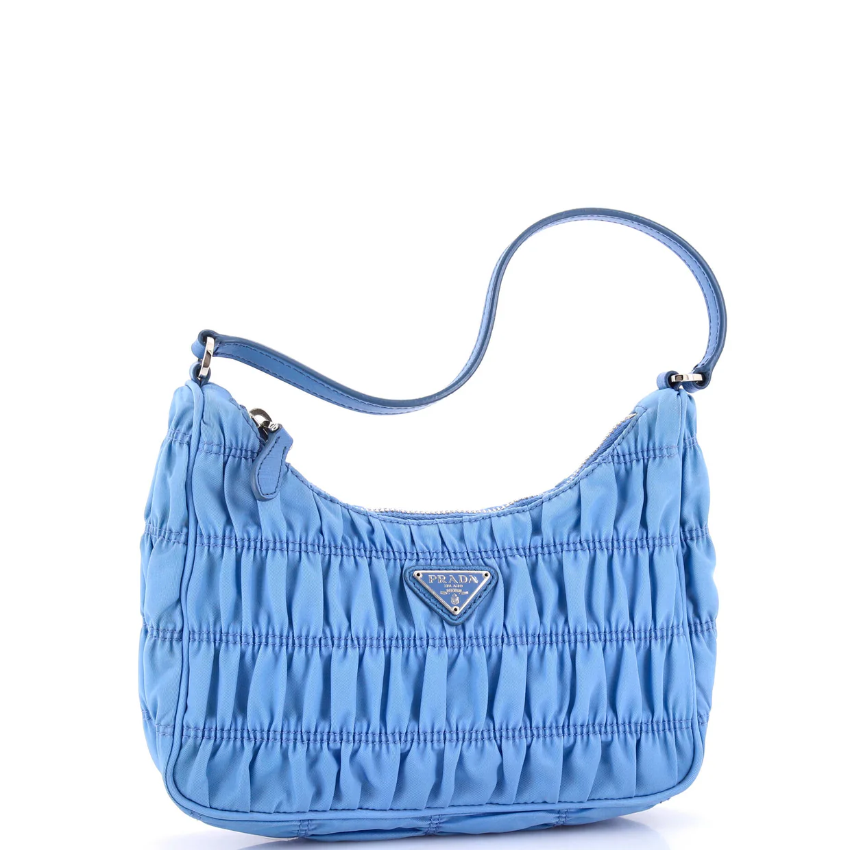 Hobo Tessuto Gaufre with Saffiano Mini - Deep Luxury