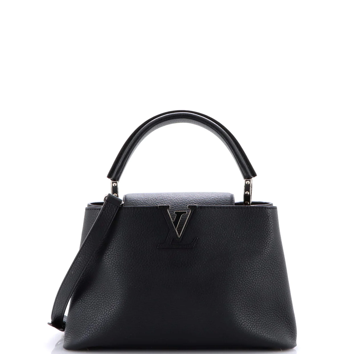 Capucines Bag Leather PM - Deep Luxury