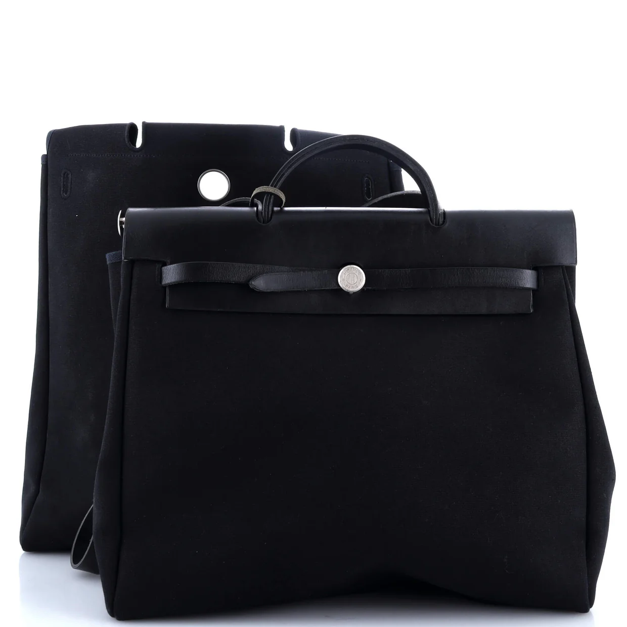 Herbag Toile and Leather MM - Deep Luxury