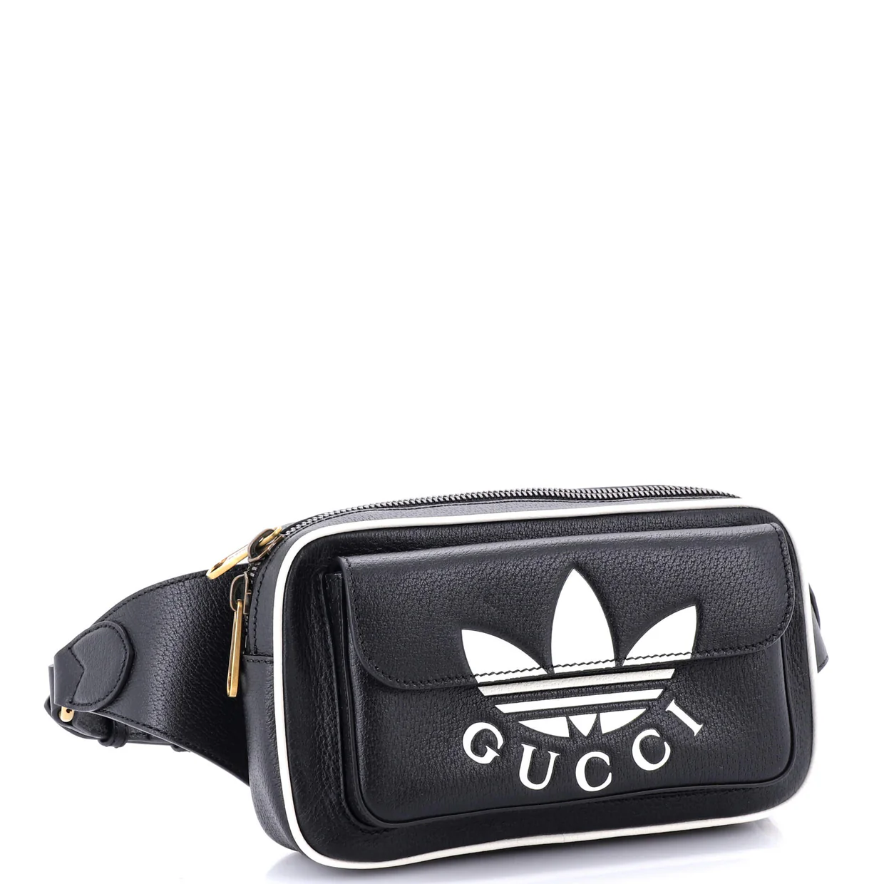x adidas Zip Belt Bag Leather - Deep Luxury