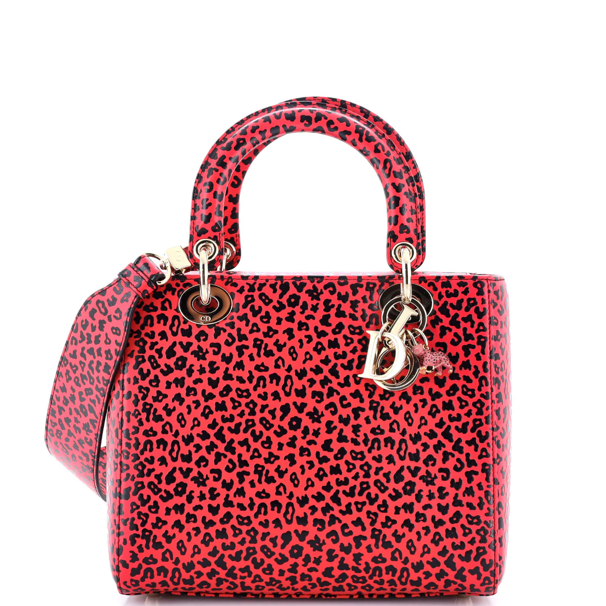 Lady Dior Bag Printed Leather Medium - Deep Luxury