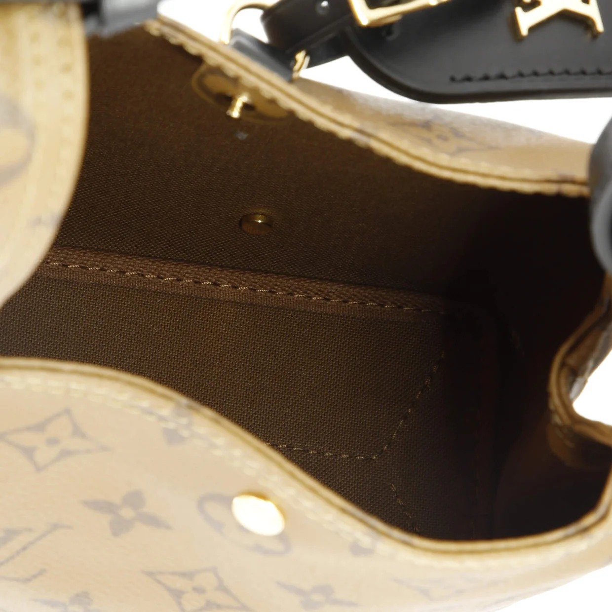 Atlantis Handbag Reverse Monogram Canvas BB - Deep Luxury