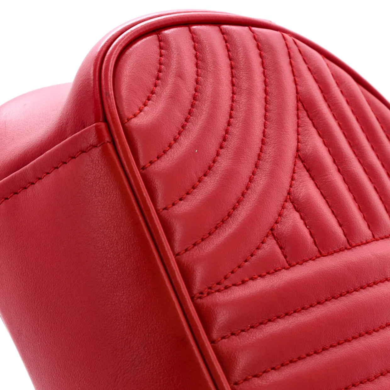 Dome Crossbody Bag Diagramme Quilted Leather Small - Deep Luxury