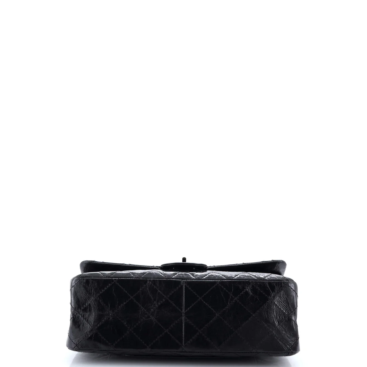 So Black Reissue 2.55 Flap Bag Quilted Glazed Calfskin 226 - Deep Luxury