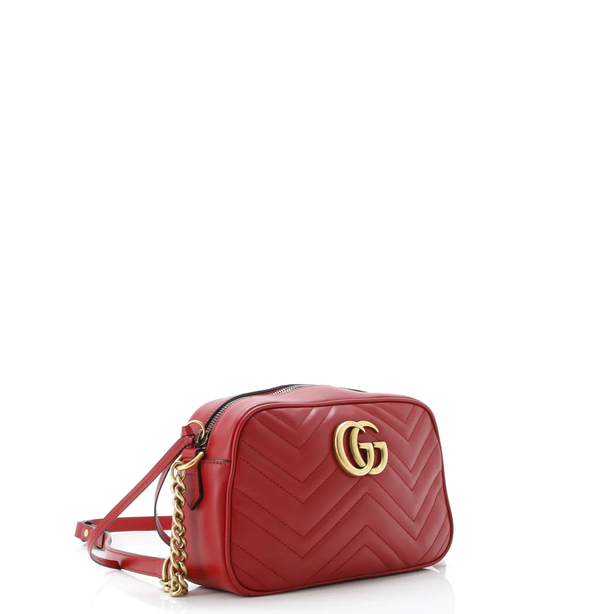 GG Marmont Shoulder Bag Matelasse Leather Small - Deep Luxury