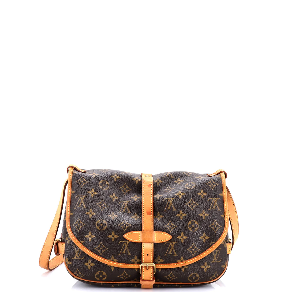 Saumur Handbag Monogram Canvas 30 - Deep Luxury