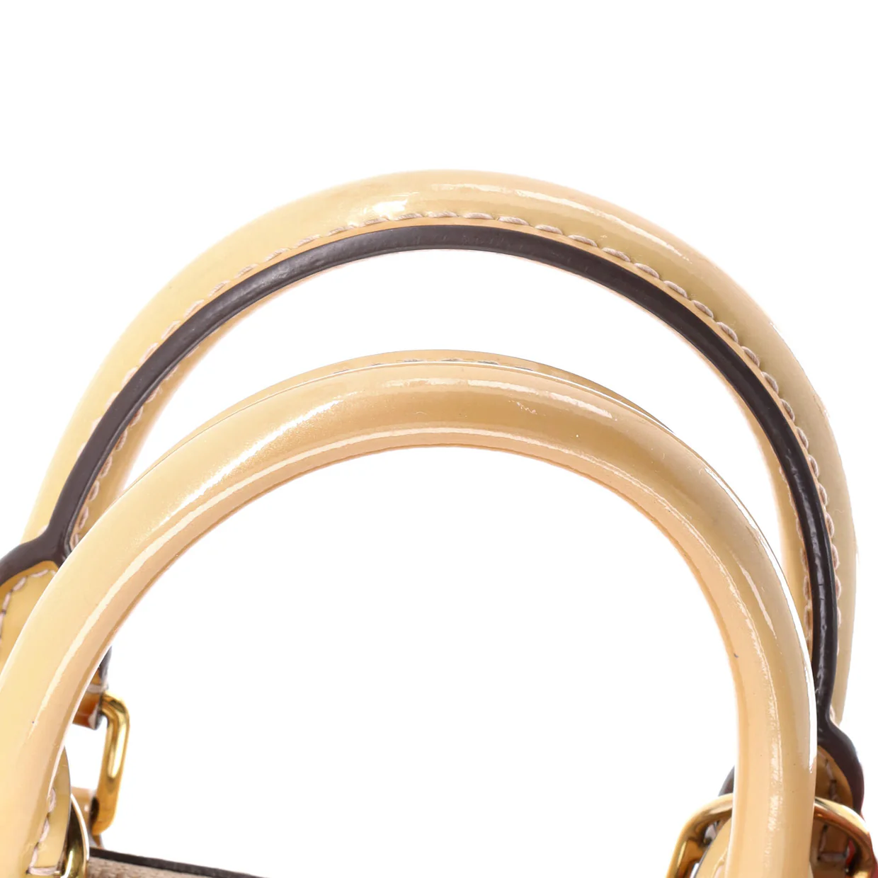 Alma Handbag Monogram Vernis BB - Deep Luxury