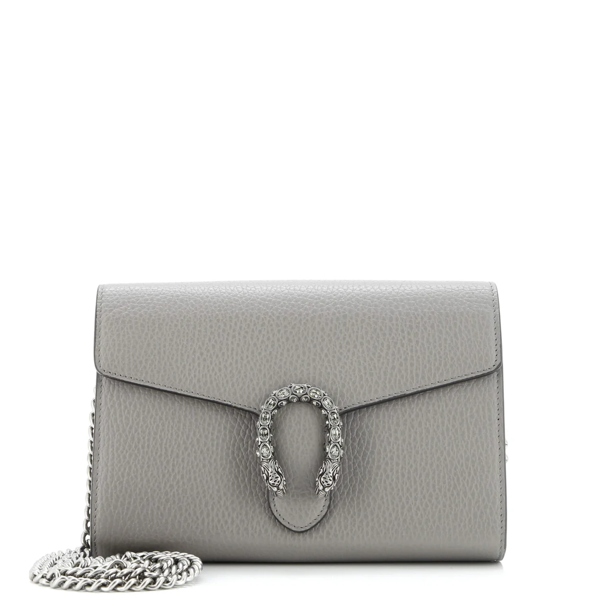 Dionysus Chain Wallet Leather with Embellished Detail Small - Deep Luxury