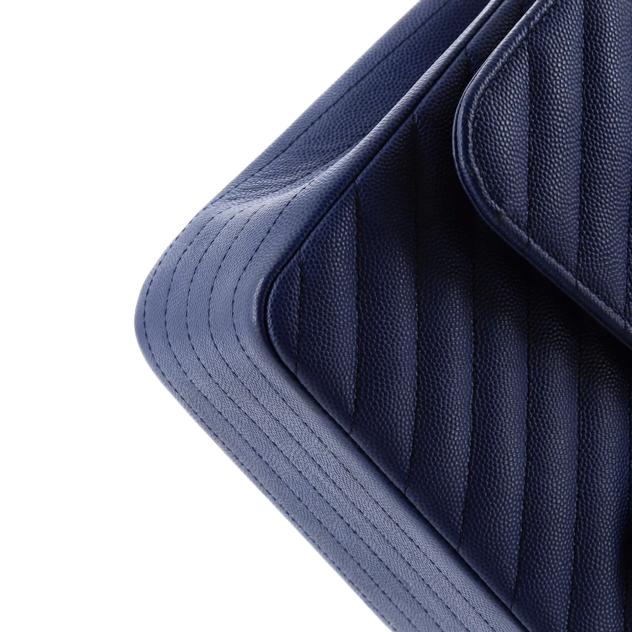 Classic Double Flap Bag Chevron Caviar Jumbo - Deep Luxury