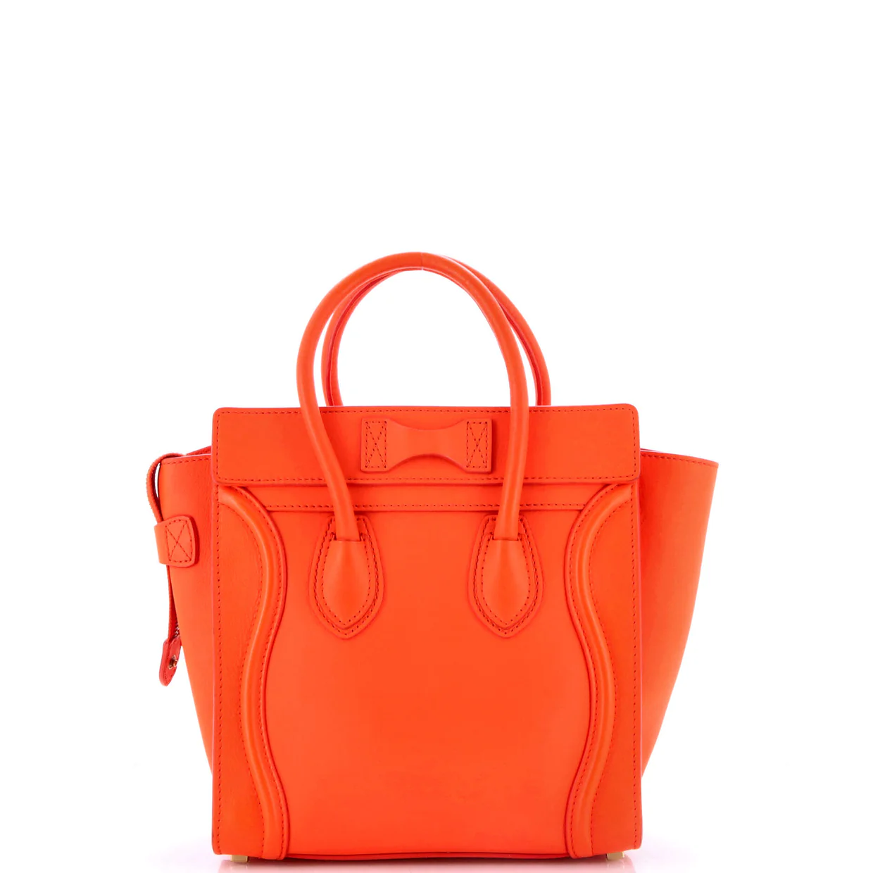 Luggage Bag Smooth Leather Micro - Deep Luxury