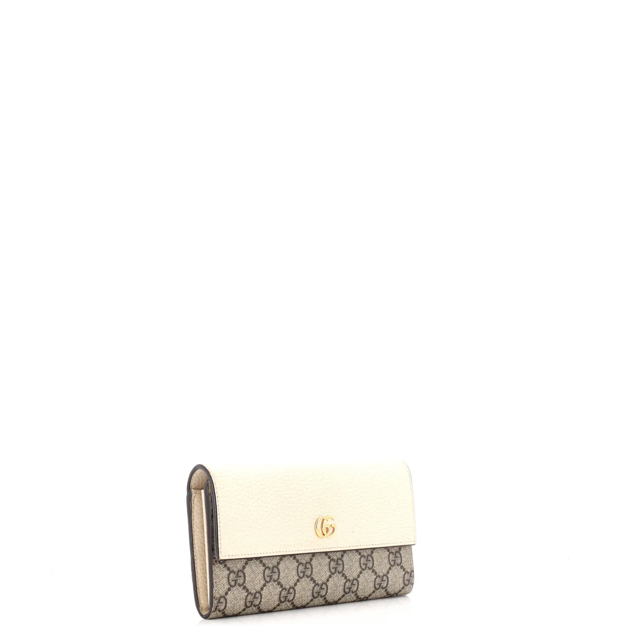 GG Marmont Continental Wallet GG Coated Canvas and Leather Long - Deep Luxury