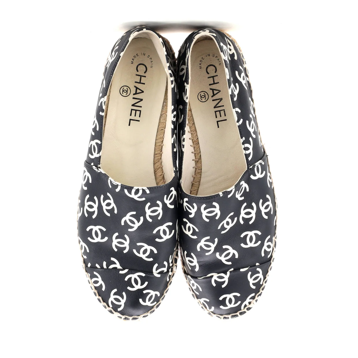 Women's All Over CC Cap Toe Espadrilles Printed Leather - Deep Luxury