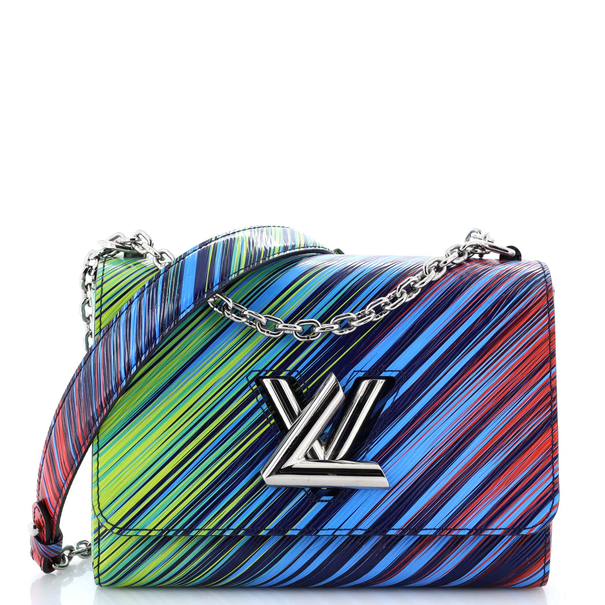 Twist Handbag Limited Edition Print Epi Leather MM - Deep Luxury