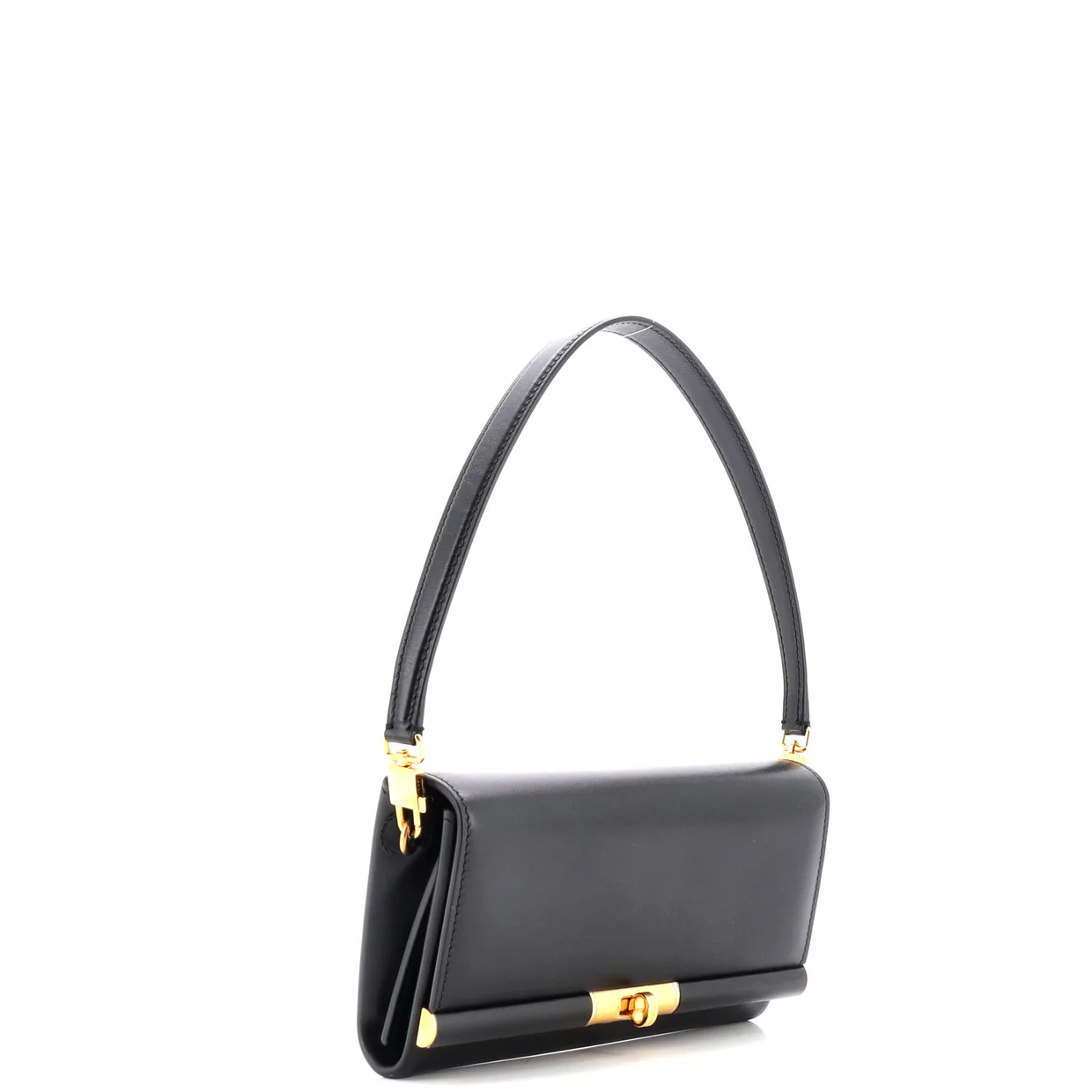 Marlene Flap Shoulder Bag Leather Mini - Deep Luxury