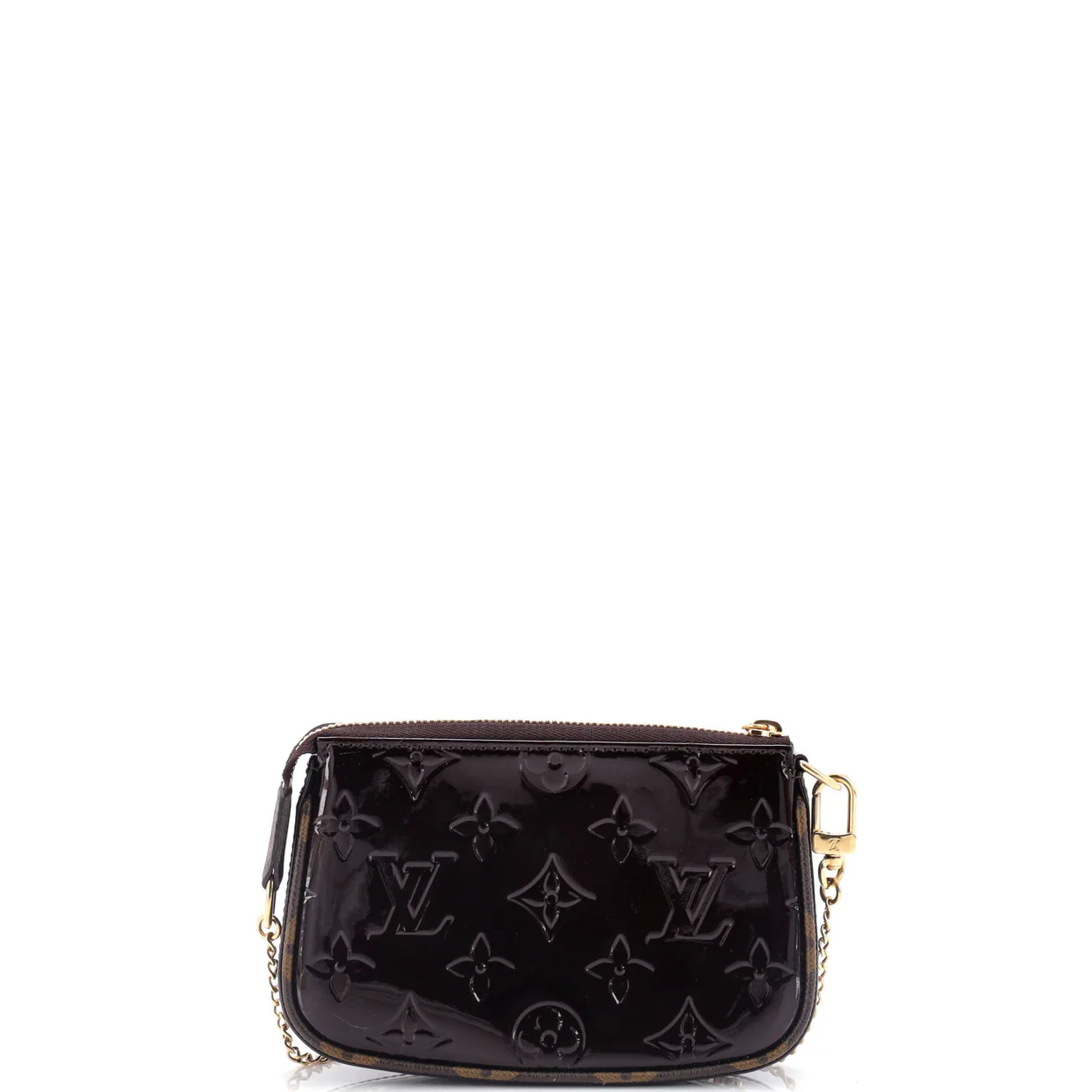 Pochette Accessoires Monogram Vernis with Monogram Canvas Mini - Deep Luxury