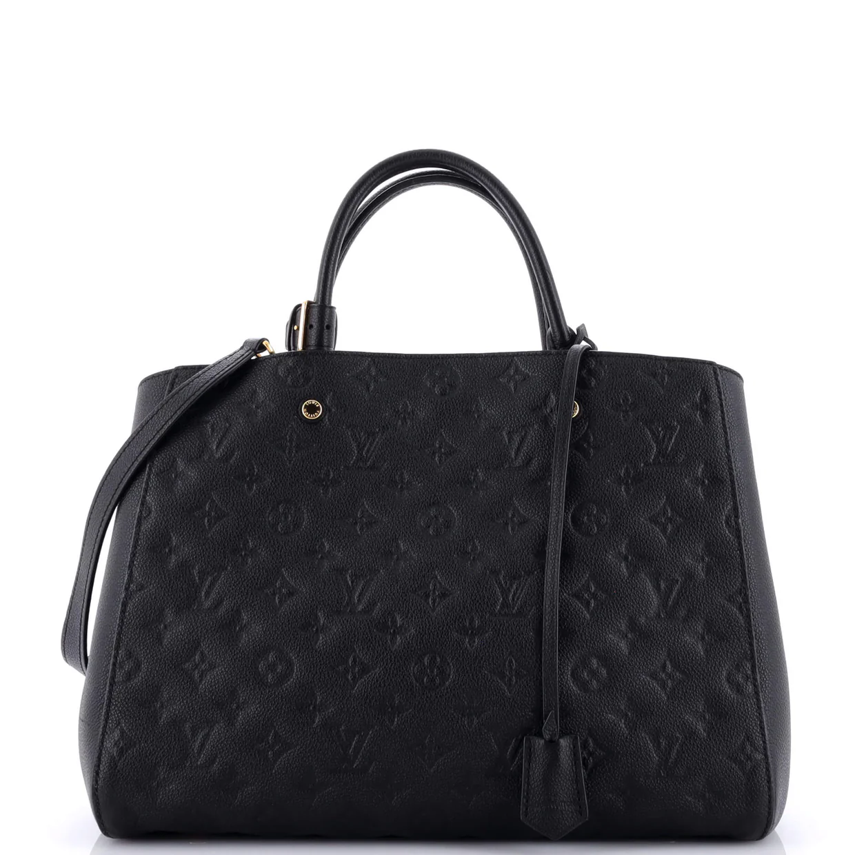 Montaigne Handbag Monogram Empreinte Leather GM - Deep Luxury