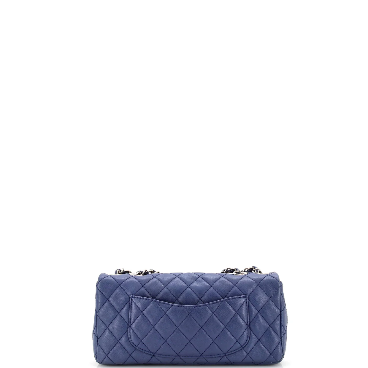 Classic Single Flap Bag Quilted Caviar East West - Deep Luxury