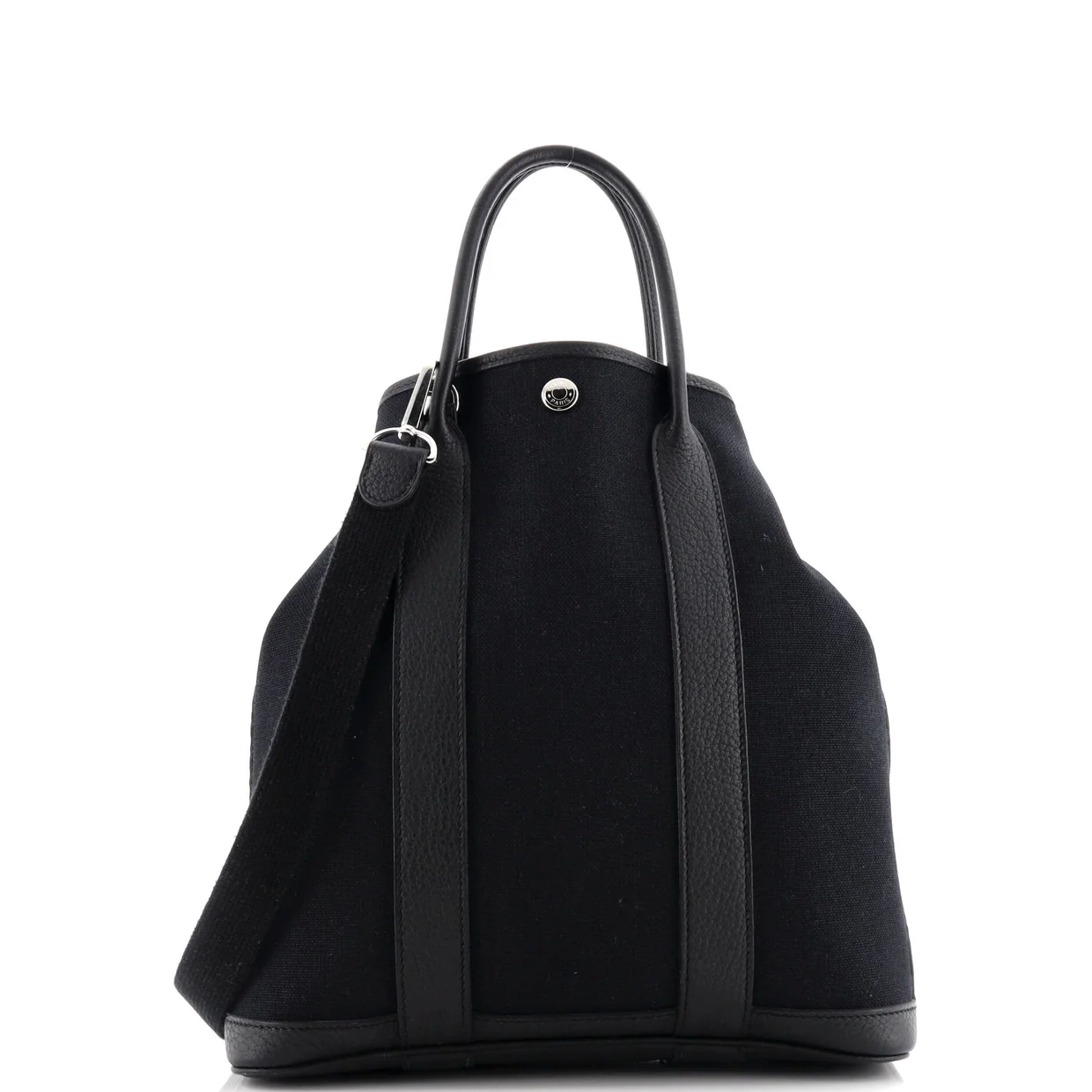 Garden File Tote Toile and Leather 28 - Deep Luxury