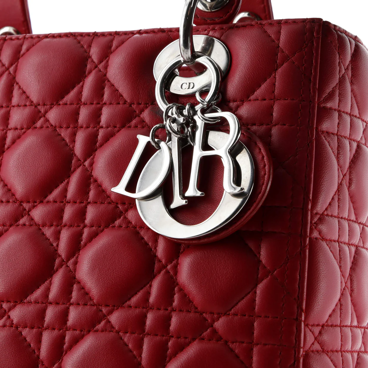 Lady Dior Bag Cannage Quilt Lambskin Medium - Deep Luxury