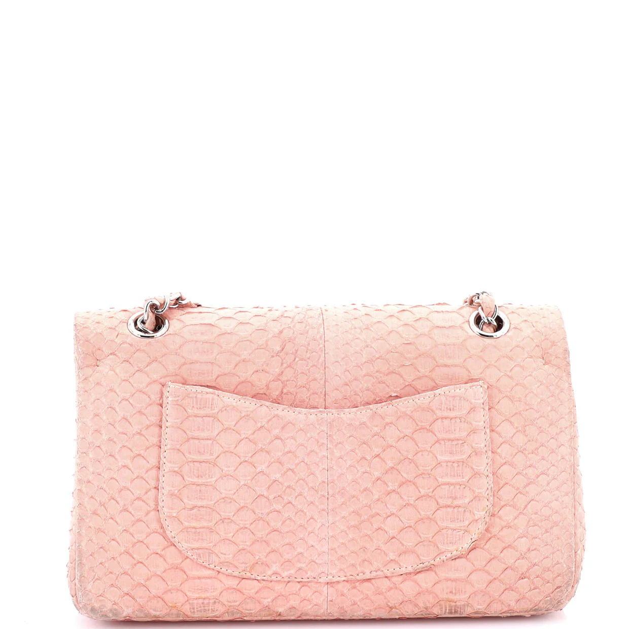 Classic Double Flap Bag Python Medium - Deep Luxury