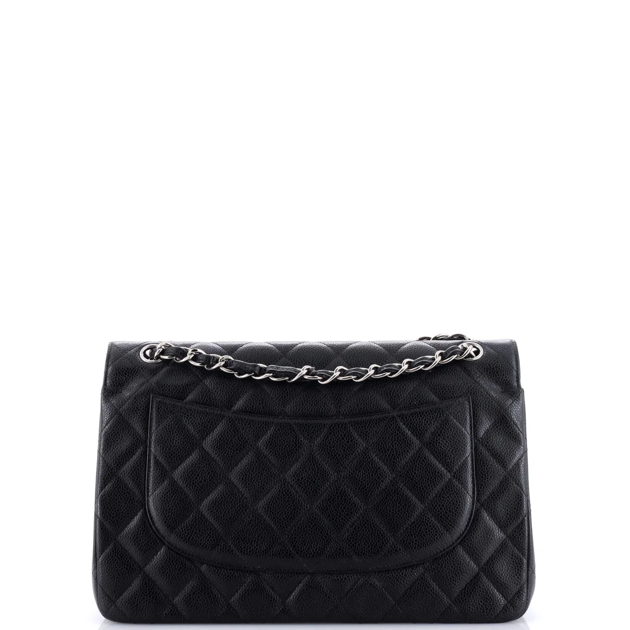 Classic Double Flap Bag Quilted Caviar Jumbo - Deep Luxury