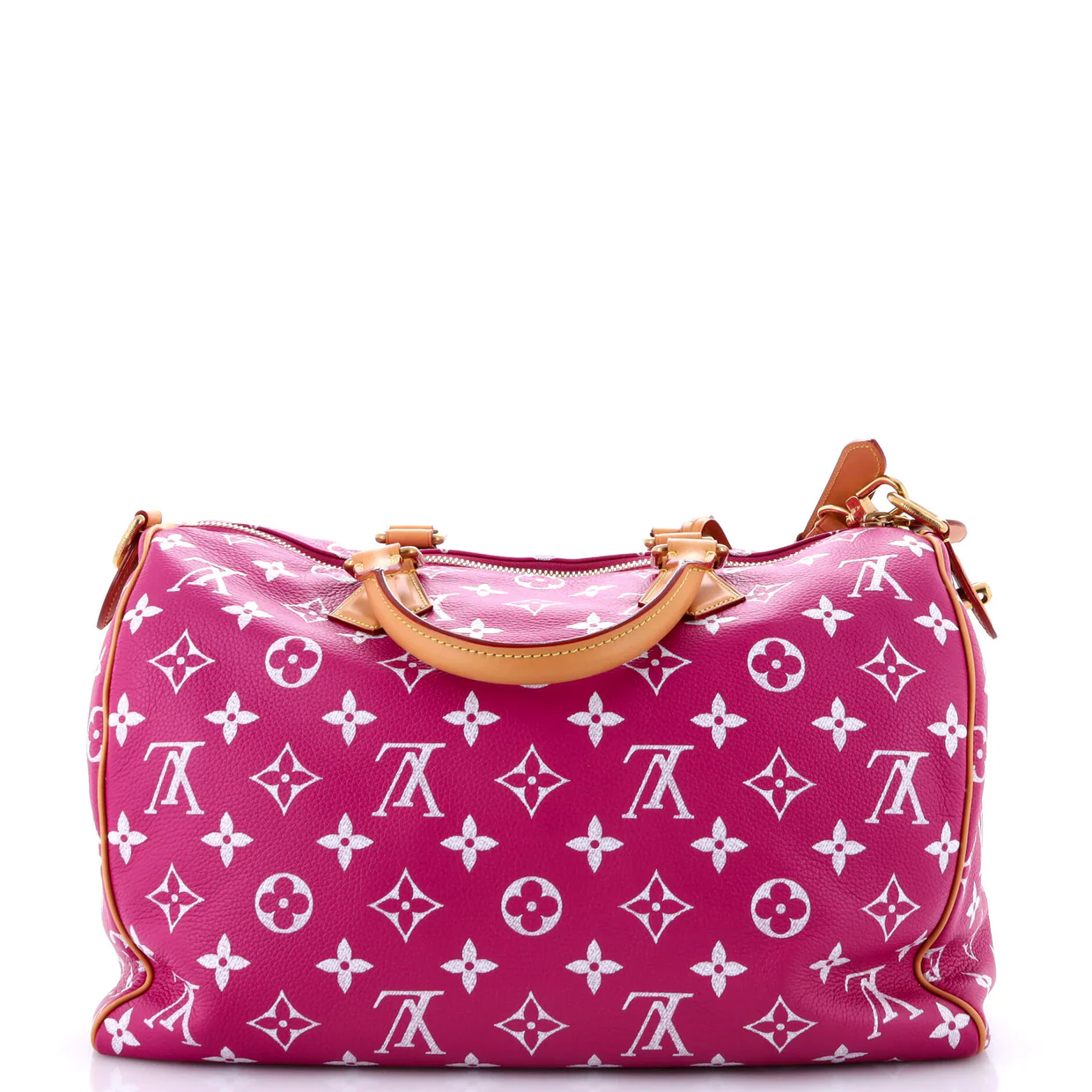 Speedy P9 Bandouliere Bag Monogram Leather 40 - Deep Luxury