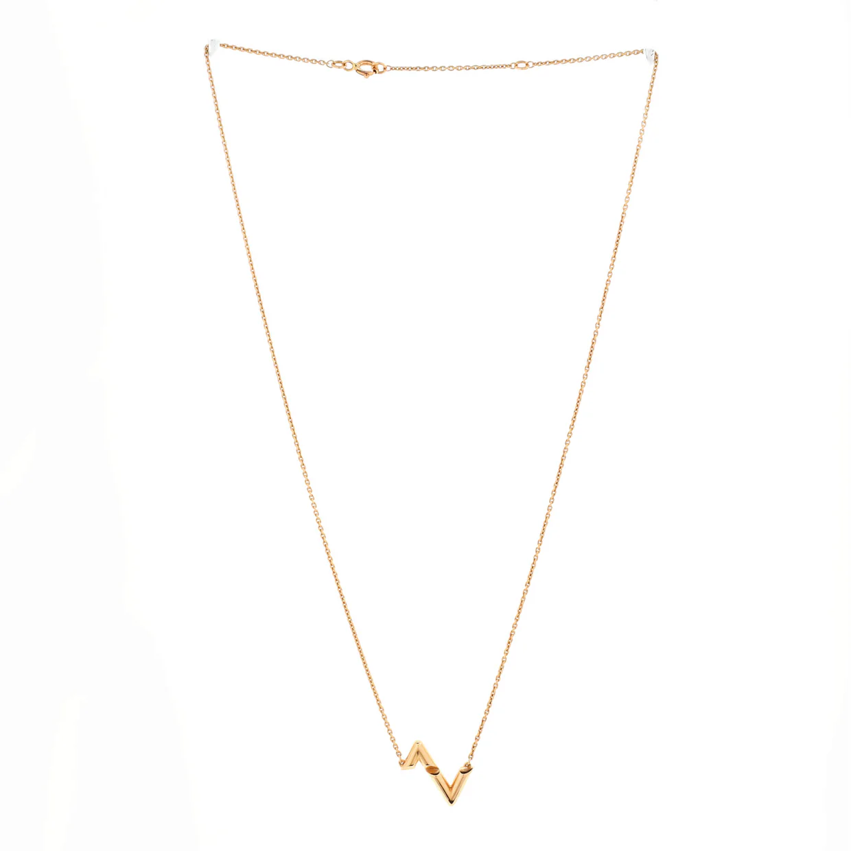 Volt Upside Down Necklace 18K Rose Gold - Deep Luxury