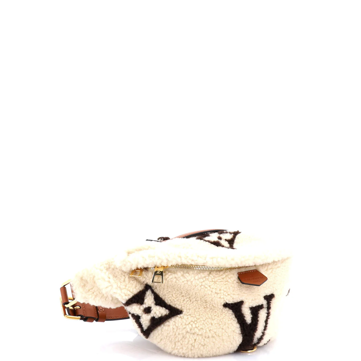 Bum Bag Monogram Giant Teddy Fleece - Deep Luxury