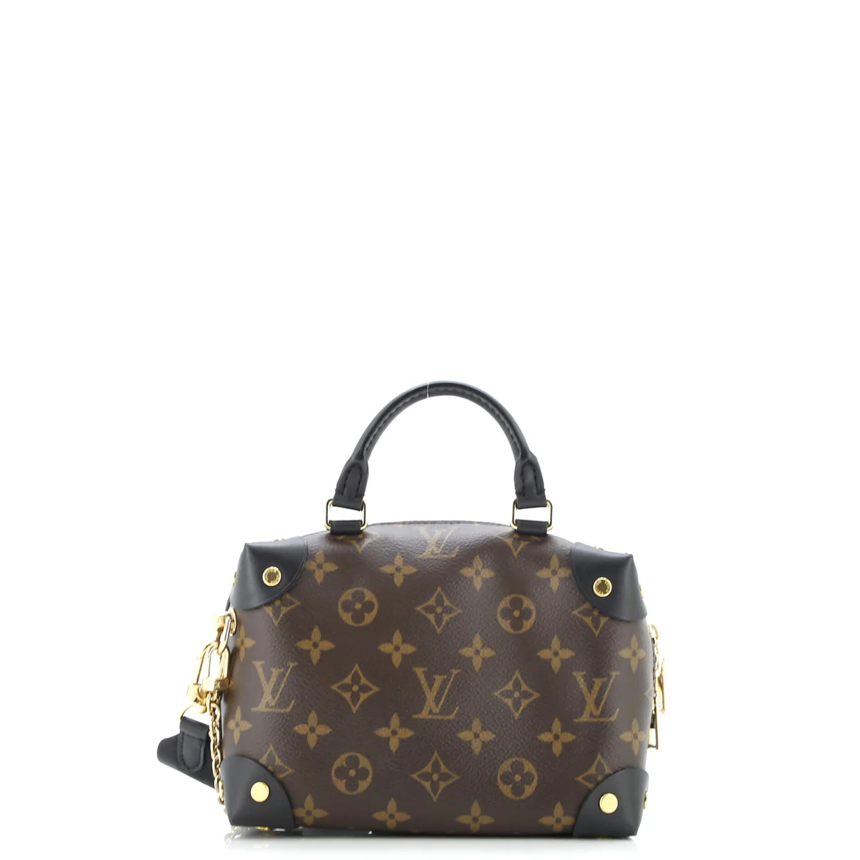 Petite Malle Souple Handbag Monogram Canvas - Deep Luxury